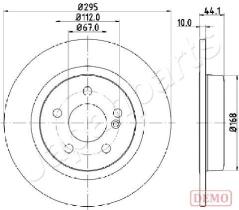 JAPANPARTS DP0503C - JAPAN DISCO FRENO
