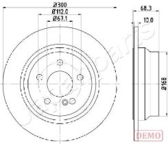 JAPANPARTS DP0513C - JAPAN DISCO FRENO