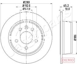 JAPANPARTS DP0530C - JAPAN DISCO FRENO