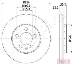 JAPANPARTS DP0904C - JAPAN DISCO FRENO