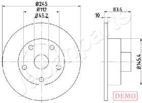 JAPANPARTS DP0906C - JAPAN DISCO FRENO