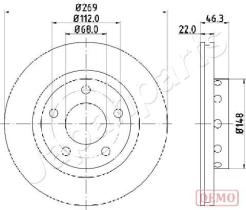 JAPANPARTS DP0913C - JAPAN DISCO FRENO