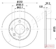 JAPANPARTS DP0921C - JAPAN DISCO FRENO