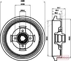 JAPANPARTS TA0913C - JAPAN TAMBOR FRENO