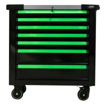 JBM 53869 - CARRO DE HERRAMIENTAS XL CON 7 CAJONES VACÃO - VERDE