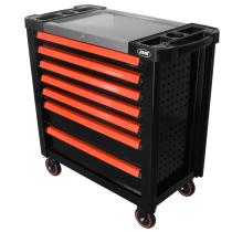 JBM 53870 - CARRO DE HERRAMIENTAS XL CON 7 CAJONES VACÃO - ROJO