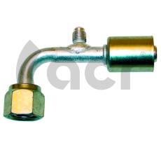 ACR 112075 - RACOR H O'R 90º 3/8" #6 TOMA 1/4" CAS