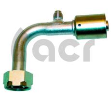 ACR 114010 - RACOR H TUBO-O 90º #8 TOMA 1/4" CAS