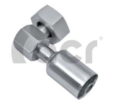 ACR 114024AC - RACOR H ROTALOCK 90º PIPA #8 ACERO