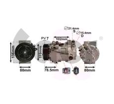 ACR 132932 - ZX DCS17EC A/D PV7 119MM 12V V-B