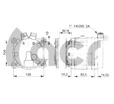 ACR 133030 - HR V5C PV8 118MM 12V V-R