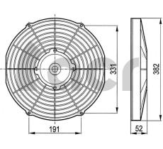 ACR 166040 - ELECTROVENTILADOR ASP 350MM 24V