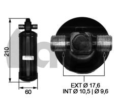 ACR 170542 - FILTRO DESH. HYUNDAI AGRICOLA 205X64