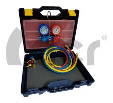 ACR 204016K - KIT ANALIZADOR 2 VIAS + JUEGO MANGUERAS 150CM Y ENCHUFES R13