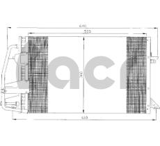 ACR 300009 - CONDENSADOR FORD ESCORT