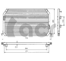 ACR 300071 - CONDENSADOR TOYOTA CAMRY III-LEXUS ES300
