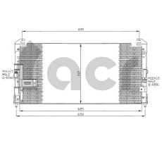 ACR 300072 - CONDENSADOR MITSUBISHI ECLIPSE