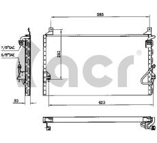 ACR 300106 - CONDENSADOR MB W201