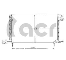 ACR 300111 - CONDENSADOR VW CORRADO/GOLF II/JETTA