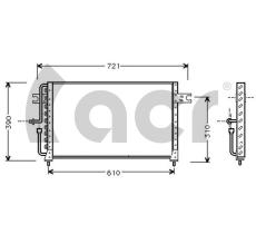 ACR 300115 - CONDENSADOR HYUNDAI SONATA II