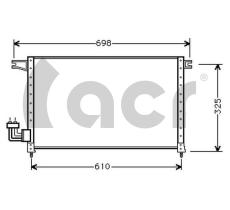 ACR 300130 - CONDENSADOR MITSUBISHI GALANT IV
