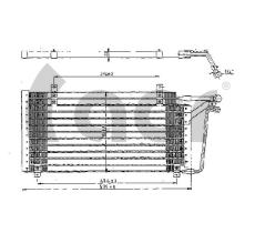 ACR 300196 - CONDENSADOR PEUGEOT 309