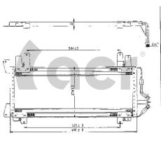ACR 300197 - CONDENSADOR RENAULT 21