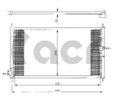 ACR 300205 - CONDENSADOR HONDA ACCORD