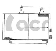 ACR 300236 - CONDENSADOR ALFA ROMEO 145/146-FIAT COUPE
