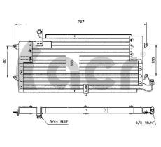 ACR 300251 - CONDENSADOR VW PASSAT