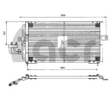 ACR 300256 - CONDENSADOR HYUNDAI LANTRA