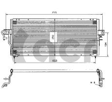 ACR 300257 - CONDENSADOR NISSAN ALMERA