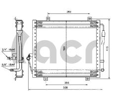 ACR 300260 - CONDENSADOR RENAULT 19