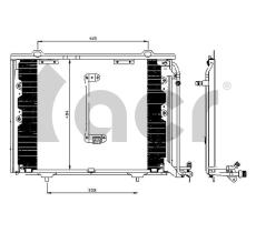 ACR 300261 - CONDENSADOR MB W202/W208