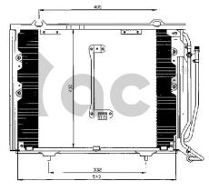 ACR 300262 - CONDENSADOR MB W202/W208