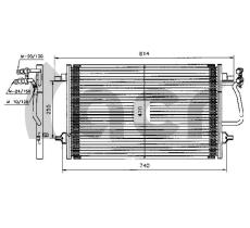 ACR 300270 - CONDENSADOR AUDI A8
