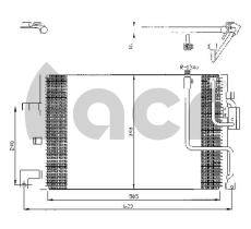 ACR 300273 - CONDENSADOR SAAB 900