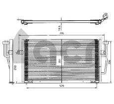 ACR 300277 - CONDENSADOR MITSUBISHI CARISMA-VOLVO S40/V4