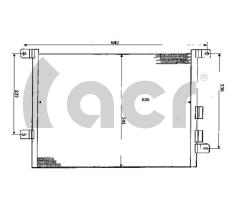 ACR 300278 - CONDENSADOR ALFA ROMEO 147/156