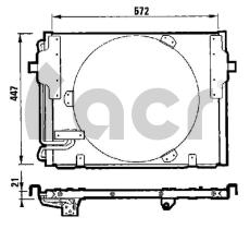 ACR 300279 - CONDENSADOR BMW SERIE8 E31