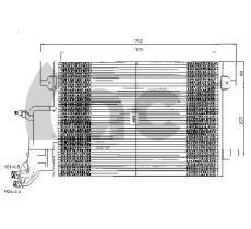 ACR 300351 - CONDENSADOR AUDI A6