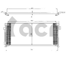 ACR 300356 - CONDENSADOR SUBARU LEGACY