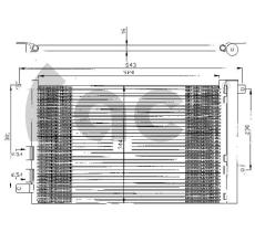 ACR 300362 - CONDENSADOR ALFA ROMEO 147/156/GT