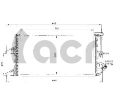 ACR 300367 - CONDENSADOR FIAT PUNTO-LANCIA Y