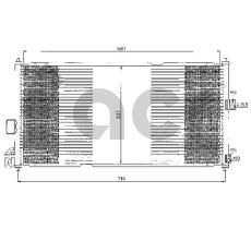 ACR 300374 - CONDENSADOR NISSAN ALMERA