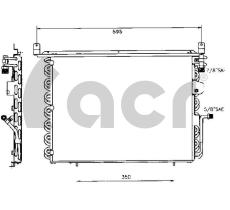 ACR 300380 - CONDENSADOR MB W201