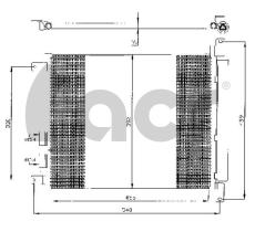 ACR 300438 - CONDENSADOR ALFA ROMEO 166
