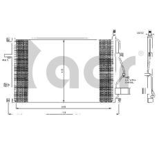 ACR 300441 - CONDENSADOR VOLVO S 60/S80