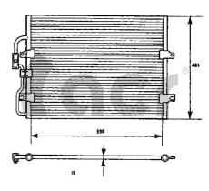 ACR 300443 - CONDENSADOR CITROEN EVASION/JUMPY-FIAT SCUD