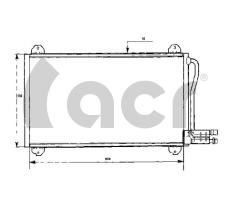 ACR 300445 - CONDENSADOR MB SPRINTER